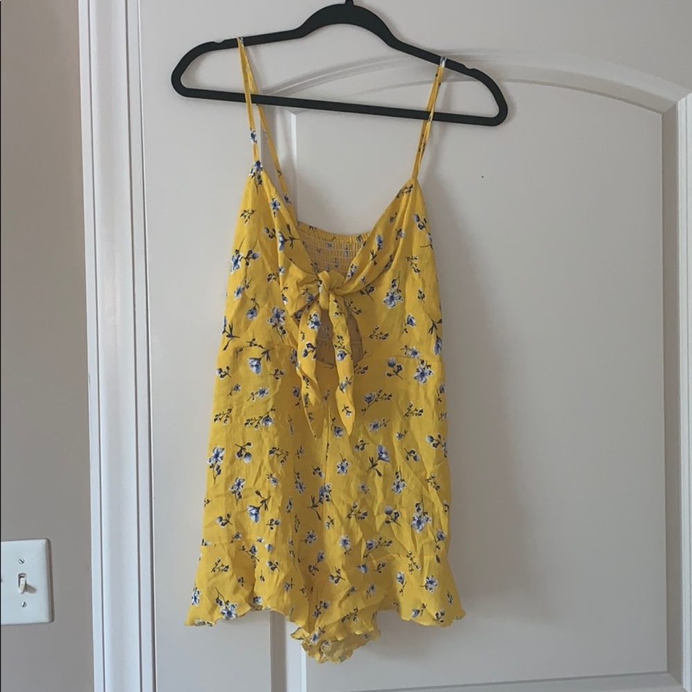 Yellow romper